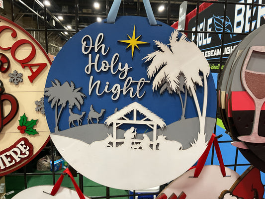 Oh holy night sign