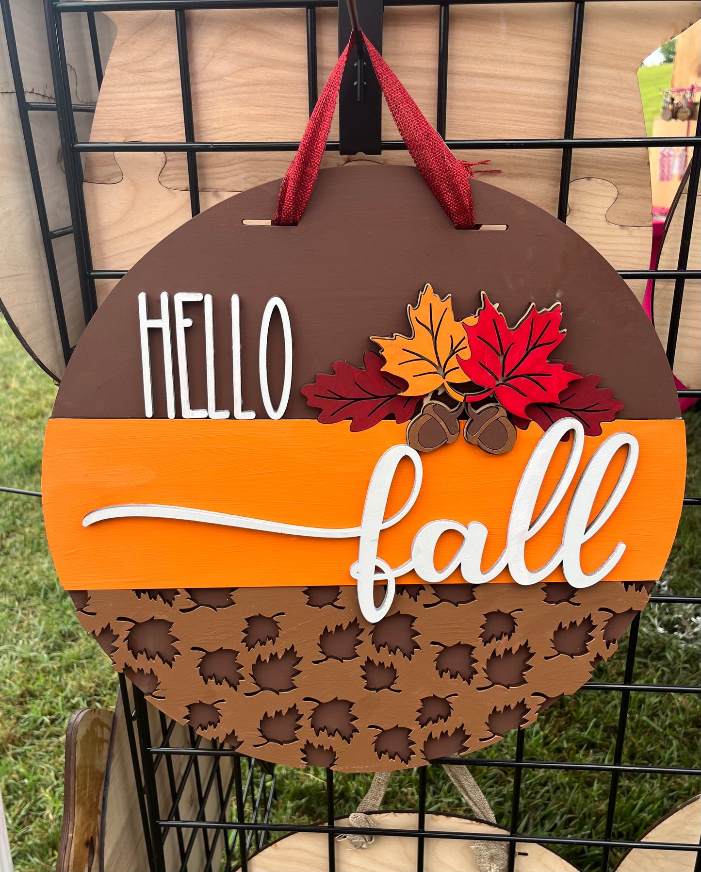 Hello fall leaves bottom