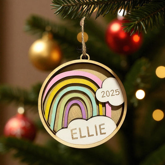 Rainbow ornament