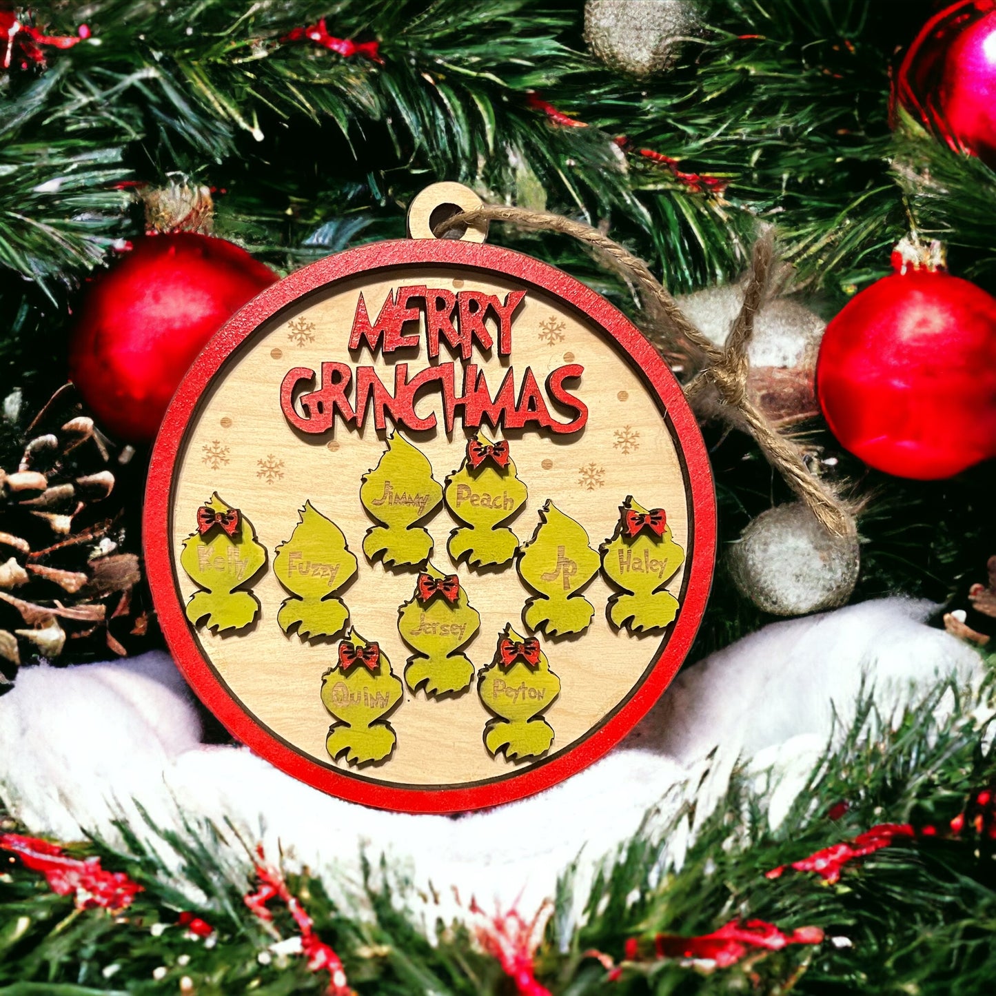 Grinch family Ornament