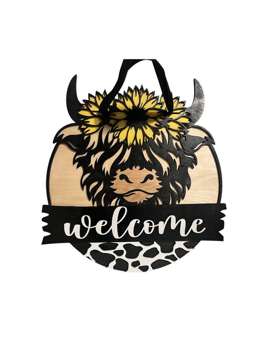 Welcome highland cow