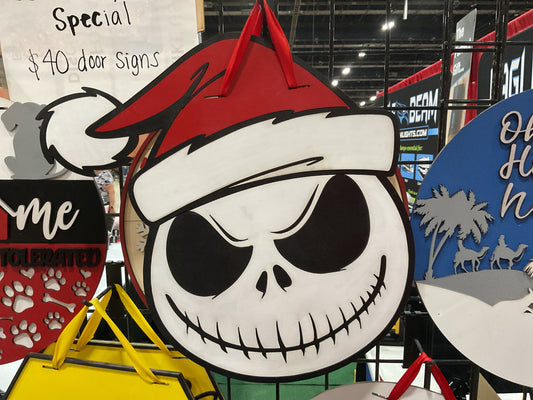 Nightmare before Christmas sign