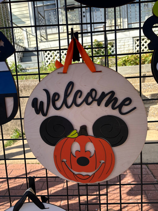 Mouse fall pumpkin