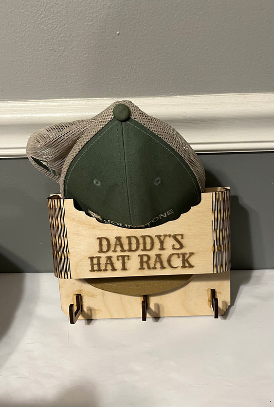 Daddy’s hat rack